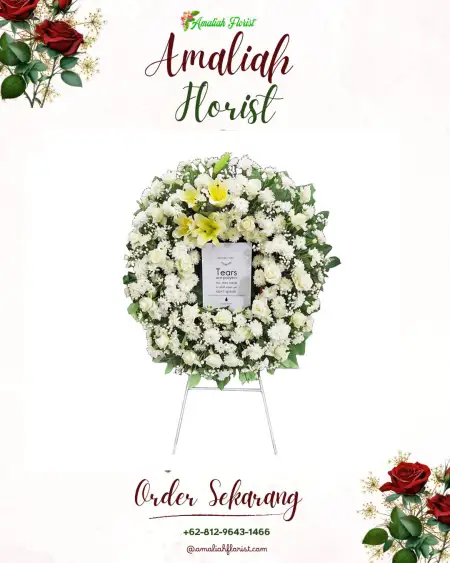 Krans Bunga Duka Sumbergondo